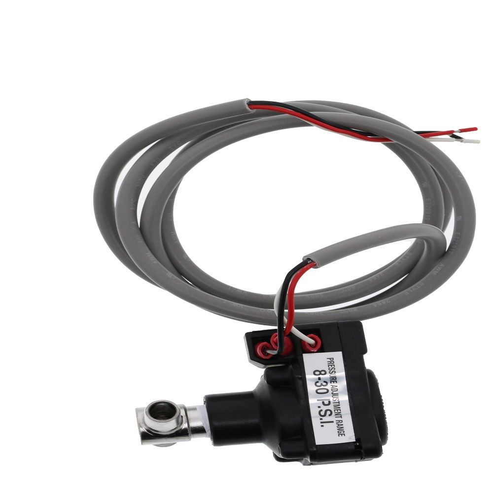 SHURflo Sold Out Switch 94-068-20 - 3/8" ID SS Barb Tee, 78" wire cable, LED