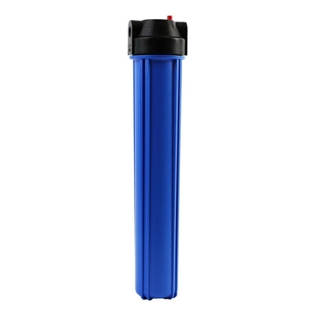 20" Neo-Pure SlimLine Flat Cap Housing NSF Black Cap/Blue Sump 1/2" w/Pressure Relief