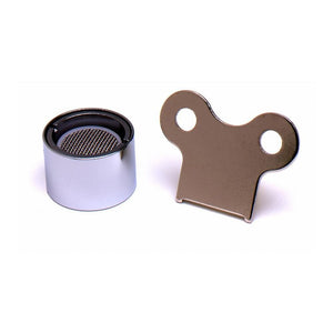 T&S Brass B-0199-07F-05 Series 2 Vandal Resistant Non-Splash Aerator [3/8" NPSM], .40 GPM Flow Control