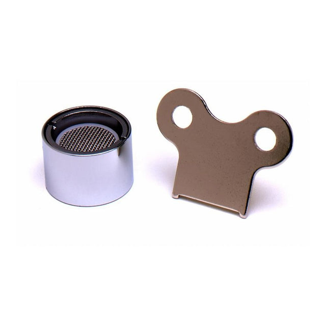 T&S Brass B-0199-07F-05 Series 2 Vandal Resistant Non-Splash Aerator [3/8" NPSM], .40 GPM Flow Control