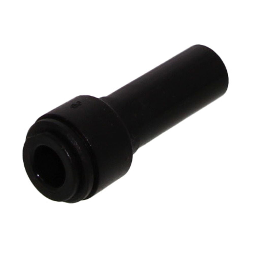 John Guest Reducer Stem Black Acetal - 8mm x 12mm Stem