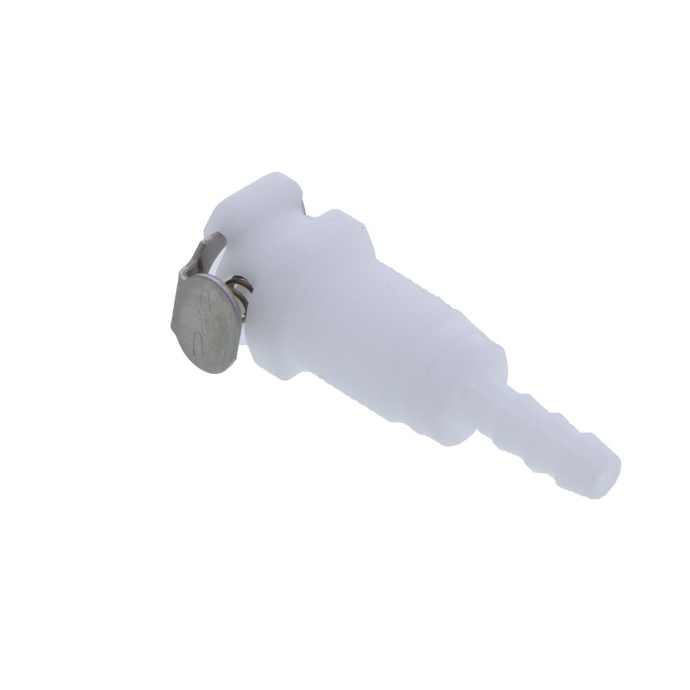 PMC1603 Panel Mount Hose Barb Coupling Body 3/16 ID Barb