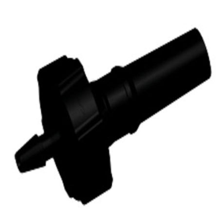 SLM2131 Luer Fitting Black Nylon Male Slip Luer X 1/16 HB