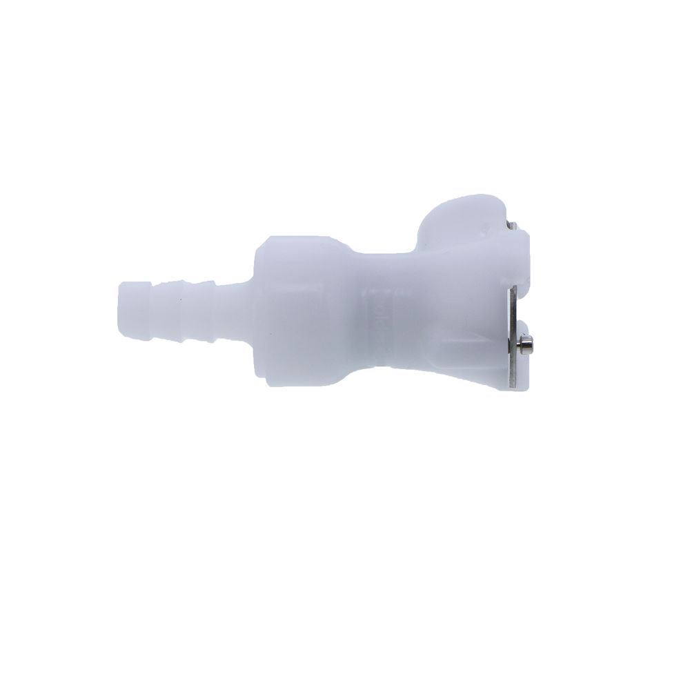 PLCD17004 Valved In-Line Hose Barb Coupling Body 1/4 ID Barb