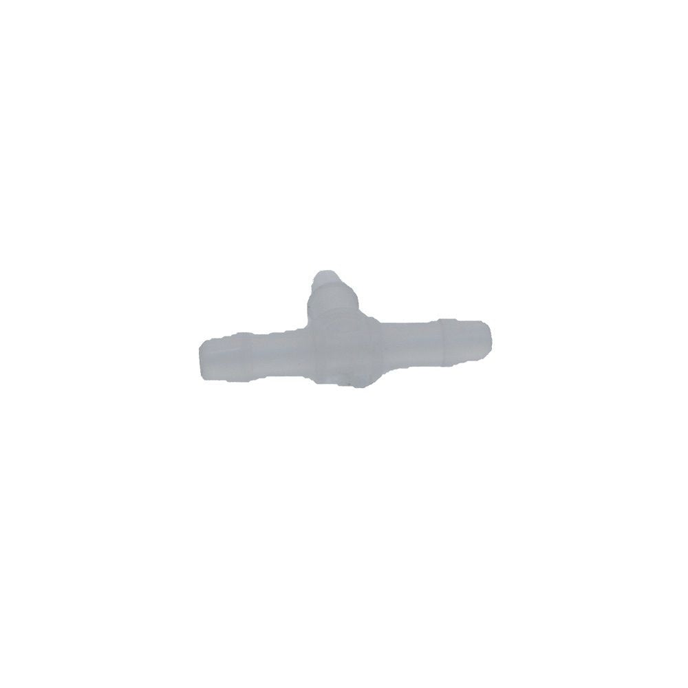 FitQuik Polypropylene Union Tee Barb Fitting - 3/16 ID x 3/16 ID x 3/16 ID