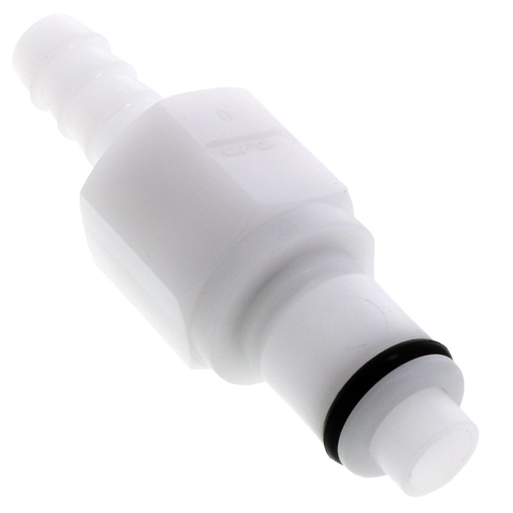 PLCD22004 Valved In-Line Hose Barb Coupling Insert 1/4 ID Barb