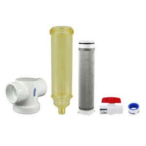 Rusco Chemically Resistant Spin Down Filter T Style 1" SS - 140 Mesh [104 micron]