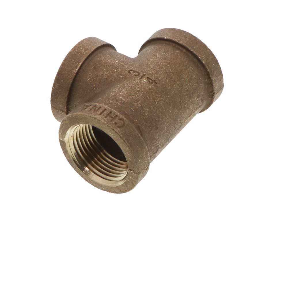 Lead-Free Brass Tee 3/4 FPT x 3/4 FPT  x 3/4 FPT