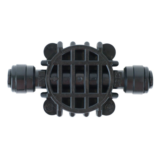 Automatic Shut Off Valve 4 Way 1/4 QC Black