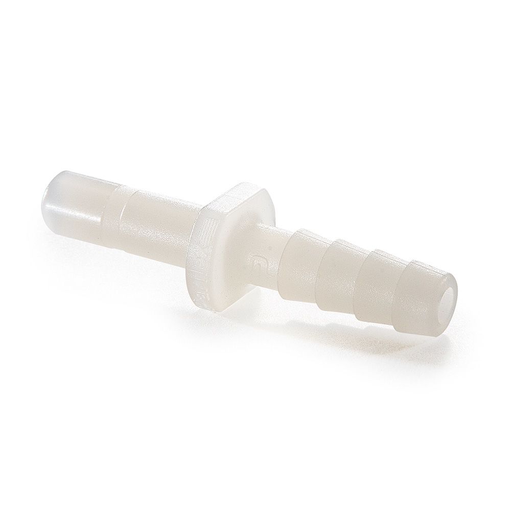 Kynar PVDF Tube Stem to Barb - 3/8 x 3/8