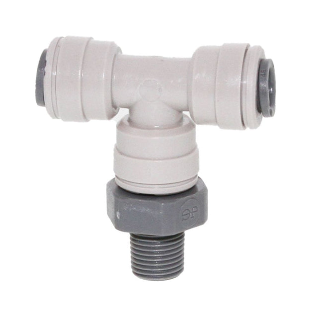 John Guest Swivel Branch Tee BSPT - 1/2 x 1/2  BSPT