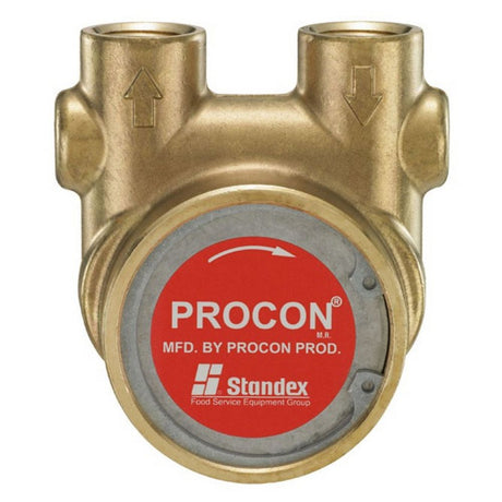 Procon Pump Brass w/ Single Flat Drive 240 GPH 1/2" NPT
