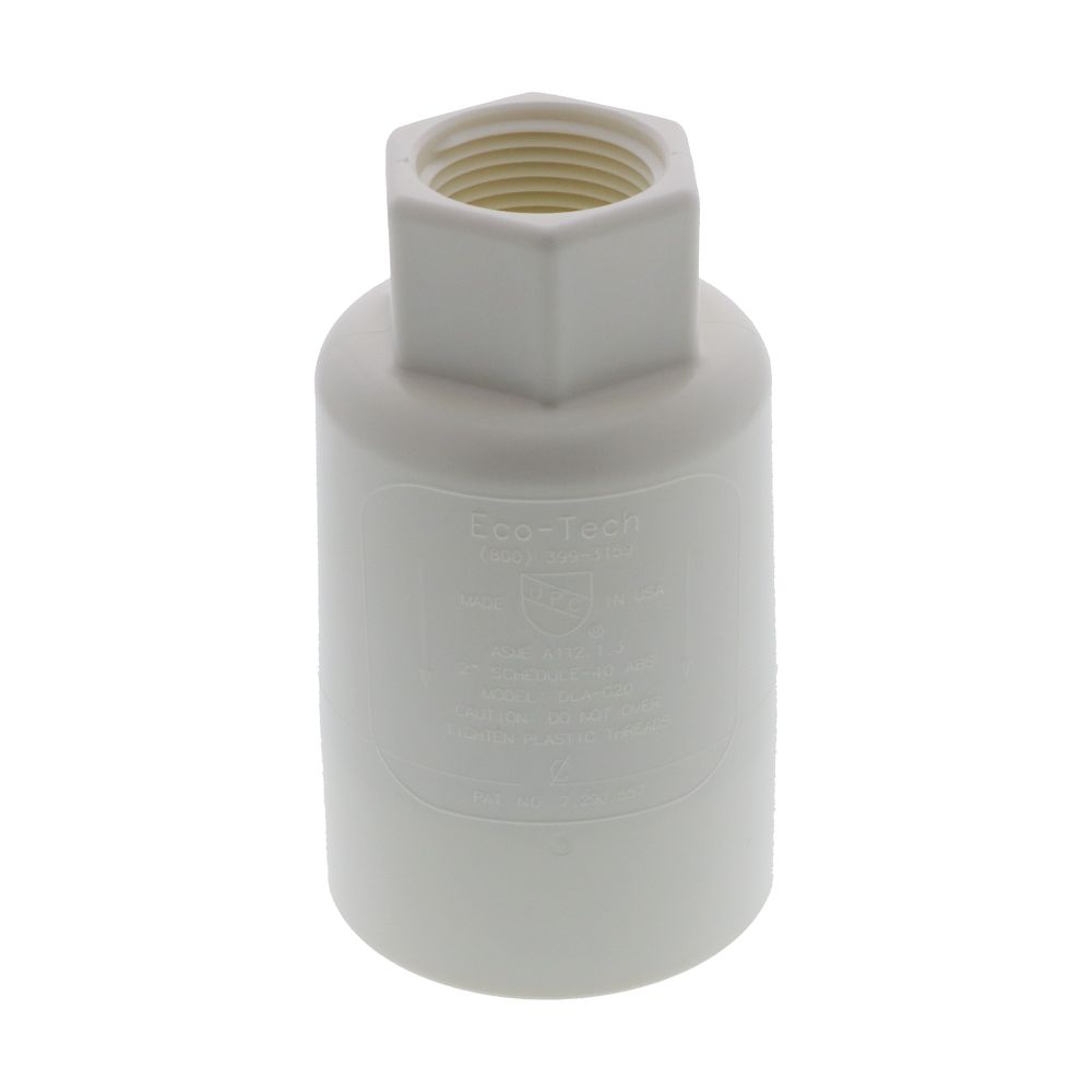 Standpipe Airgap - 2" PVC 40 / ABS,  1" FPT G20