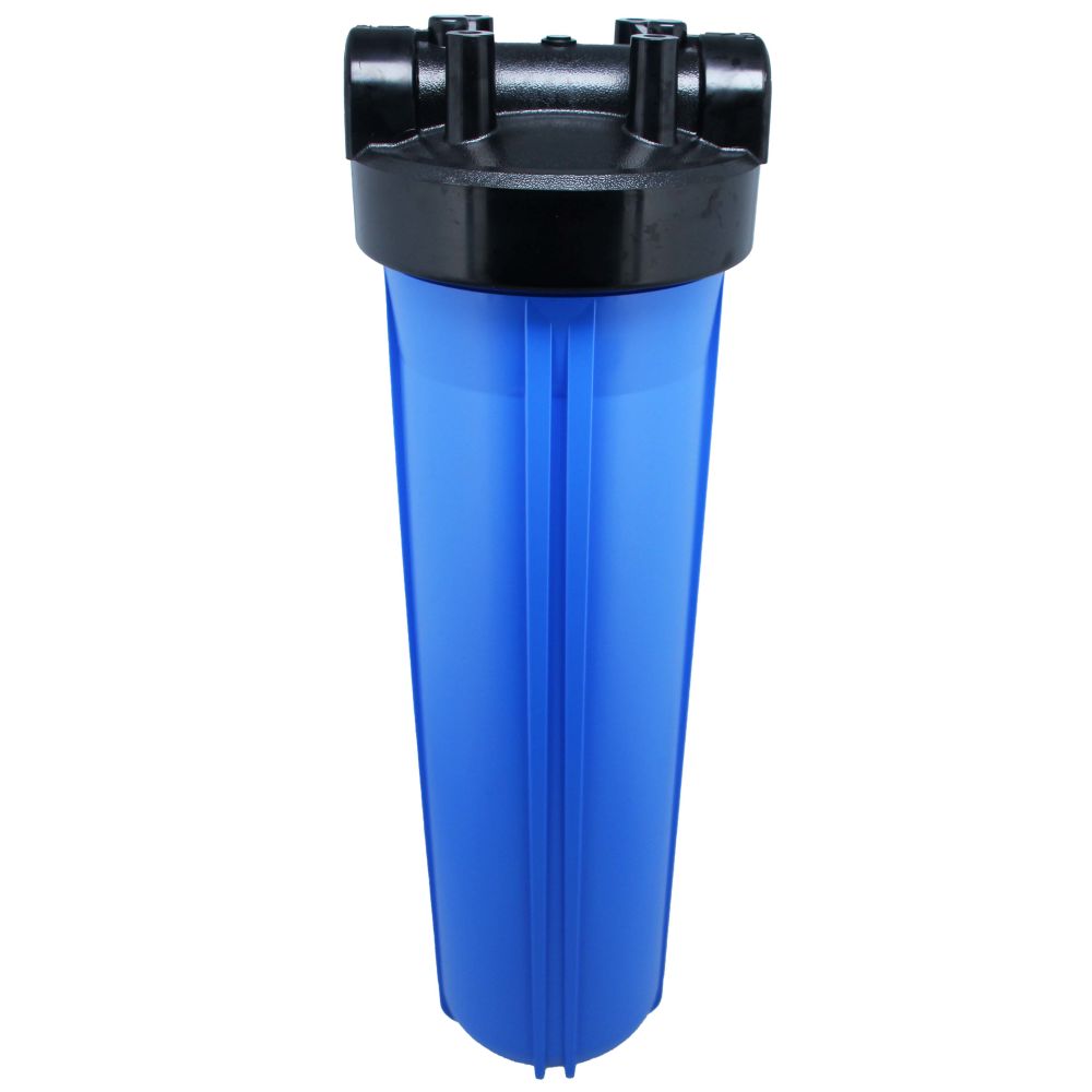 20" Neo-Pure Big Flow Filter Housing Blue Sump/Black Cap 3/4" without Pressure Relief