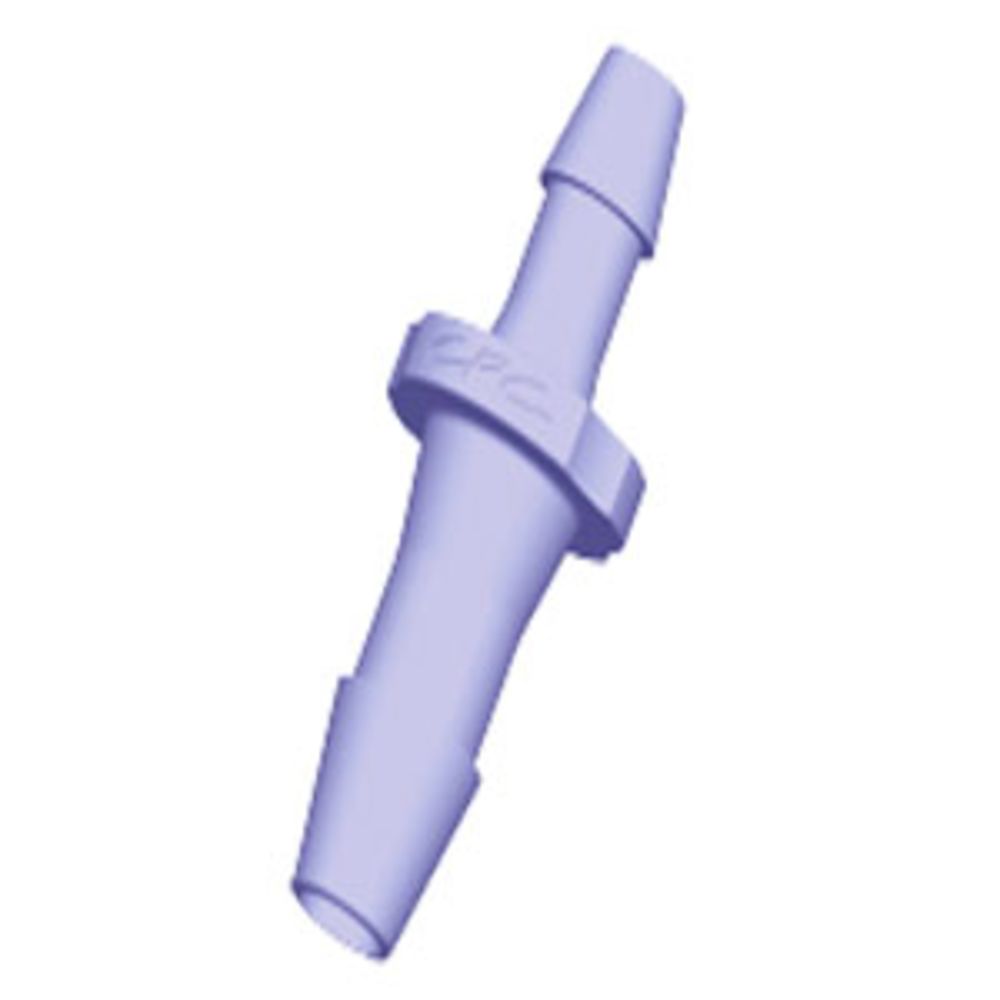 HSR8691 Straight Reducer Fitting Purple Tint Polycarbonate 1/4 HB X 3/16 HB