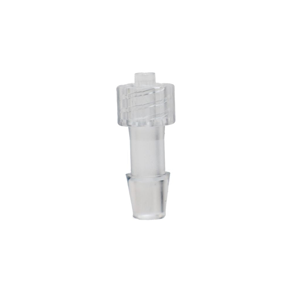 LinkTech Male Luer Integral Lock Ring to 300 Series Barb, 1/4" [6.4 mm] ID Tubing,