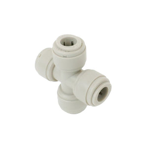 NeoFit - Acetal Gray Union Cross 3/8" tube