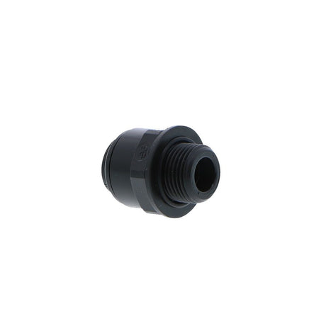John Guest Male Connector BLACK ACETAL - 12mm x 3/8 BSPP