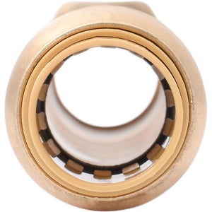 SharkBite® U3120LF Lead-Free Brass Push-to-Connect SLIP Male Adapter - 1/2" Slip x 1/2" MPT