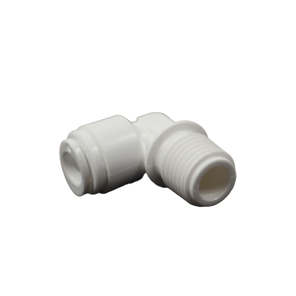 Male Elbow Acetal 1/4 qc x 1/4 MNPT