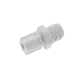 JACO 10-4-6-P-PG Polypropylene Male Connector 1/4 OD Tube x 3/8 MPT