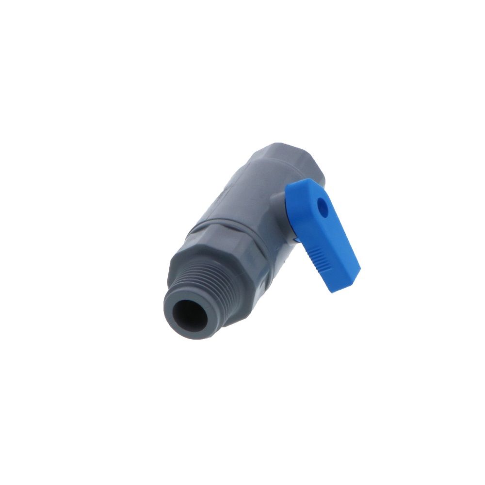 SMC 6380990 PVC Ball Valve 3/8 FNPT x 3/8 MNPT