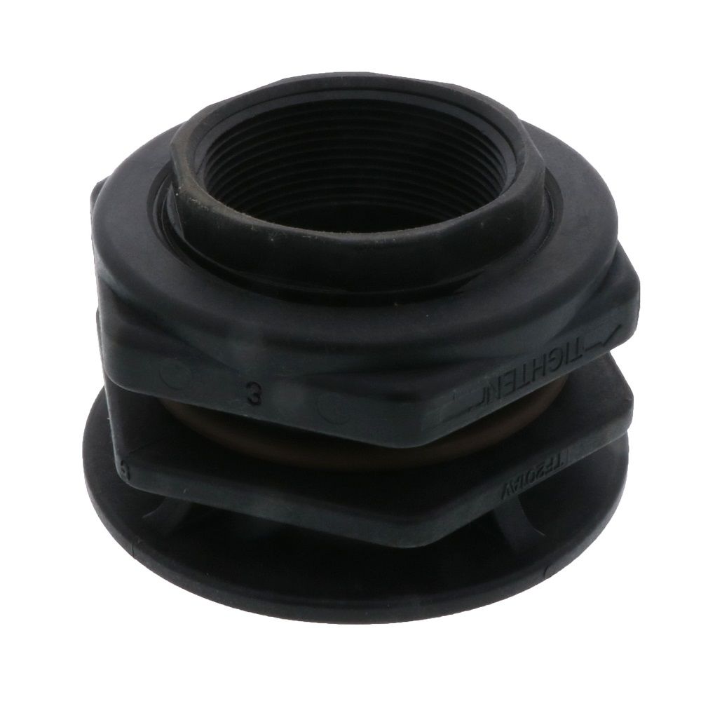2.00" Anti Vortex Polypropylene Bulkhead Tank Fitting