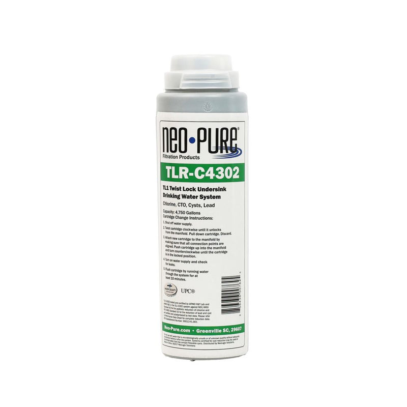 Neo-Pure Twist Lock Replacement Filter Cartridge for TL1-C302