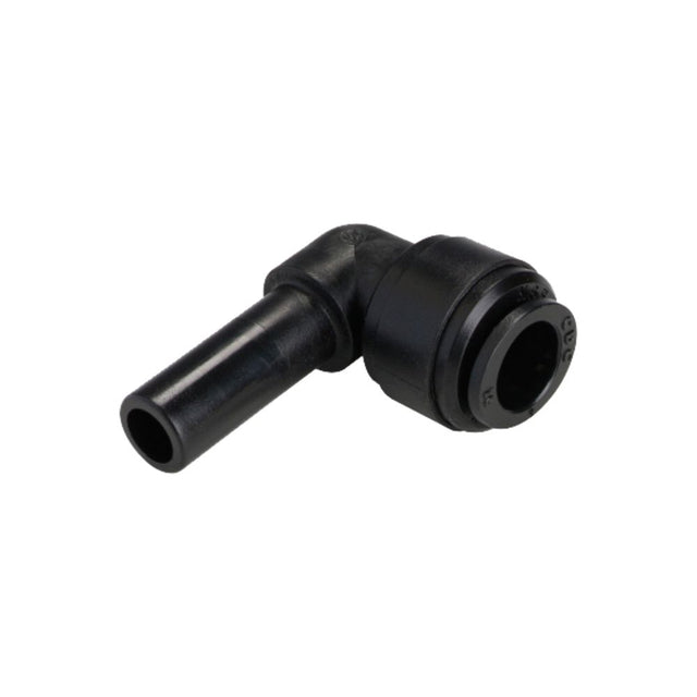 NeoFit - Acetal Black Stem Elbow 8mm tube x 8mm stem