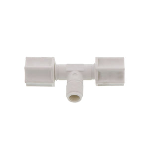 JACO 60-4-2-P-PG Polypropylene Male Branch Tee 1/4 OD Tube x 1/8 MPT