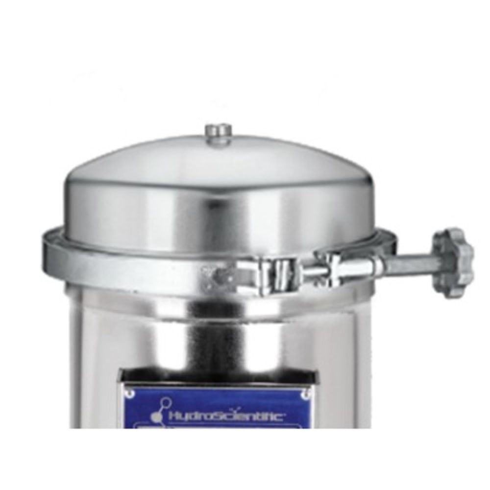 HydroScientific Band Clamp 4R, 20"L, 2FNPT, ML, GP, 316SS