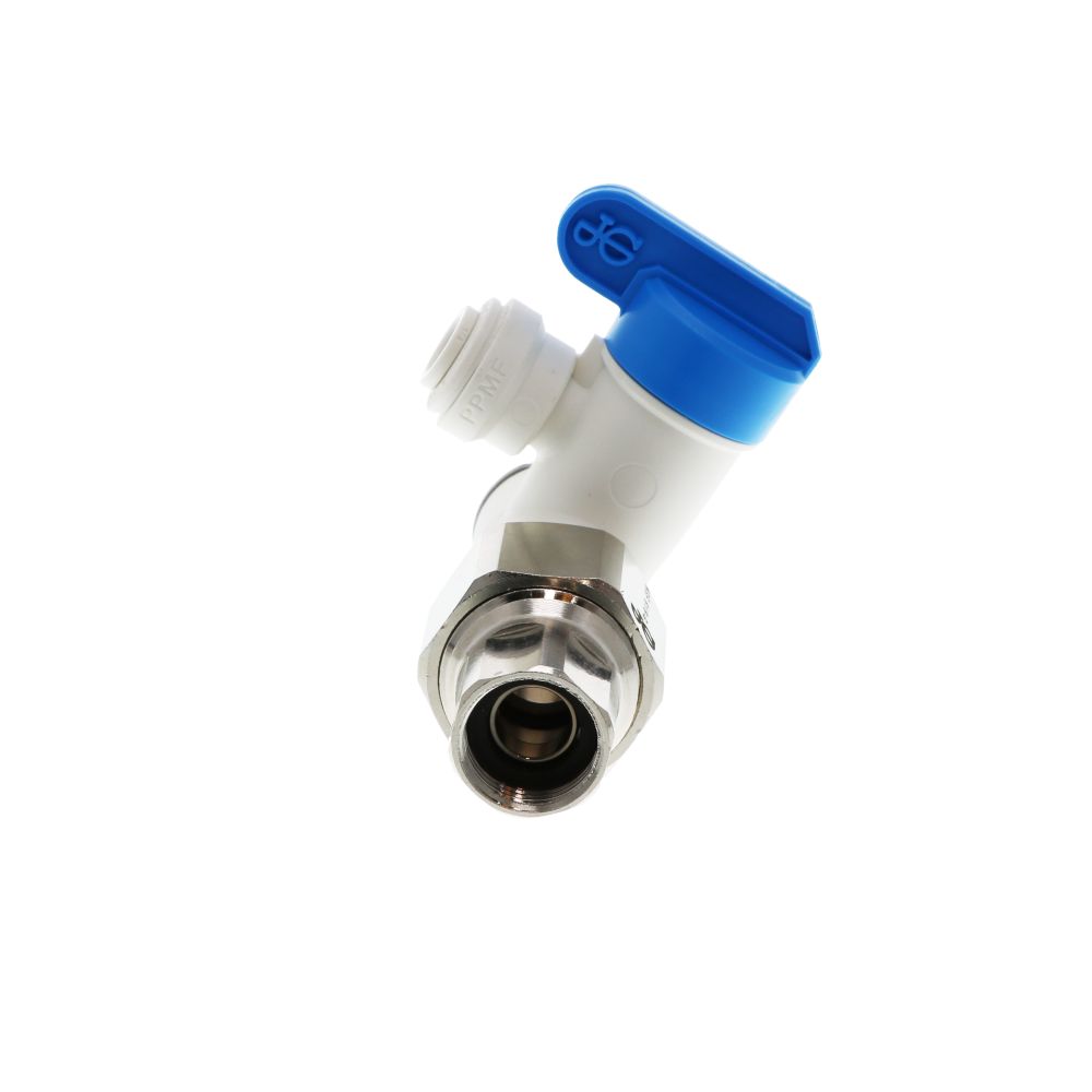 John Guest Angle Stop Adapter Valve - 1/2 x 3/8 x 1/4