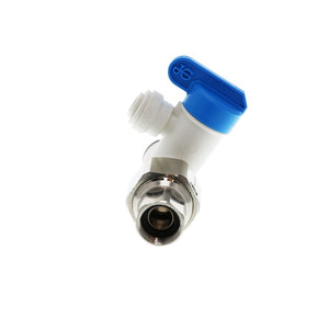 John Guest Angle Stop Adapter Valve - 1/2 x 3/8 x 1/4