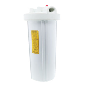 Watts Flowmatic 20" Full Flow Water Filter Housing White/White w/ PR