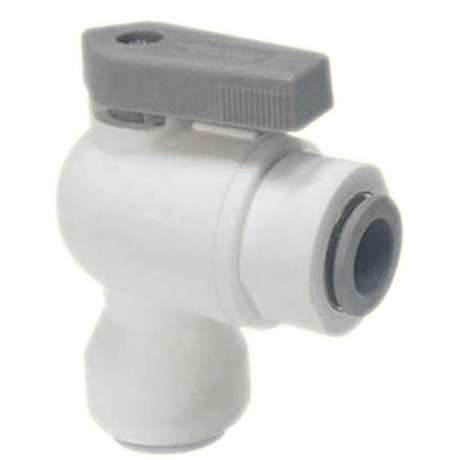 Parker LIQUIfit Elbow Union Ball Valve - 3/8 QC x 3/8 QC