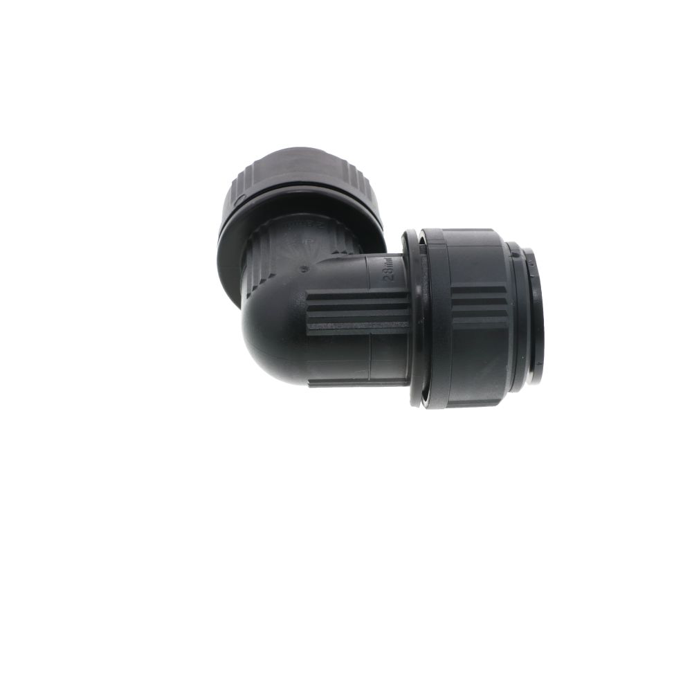 John Guest Union Elbow BLACK ACETAL - 28mm