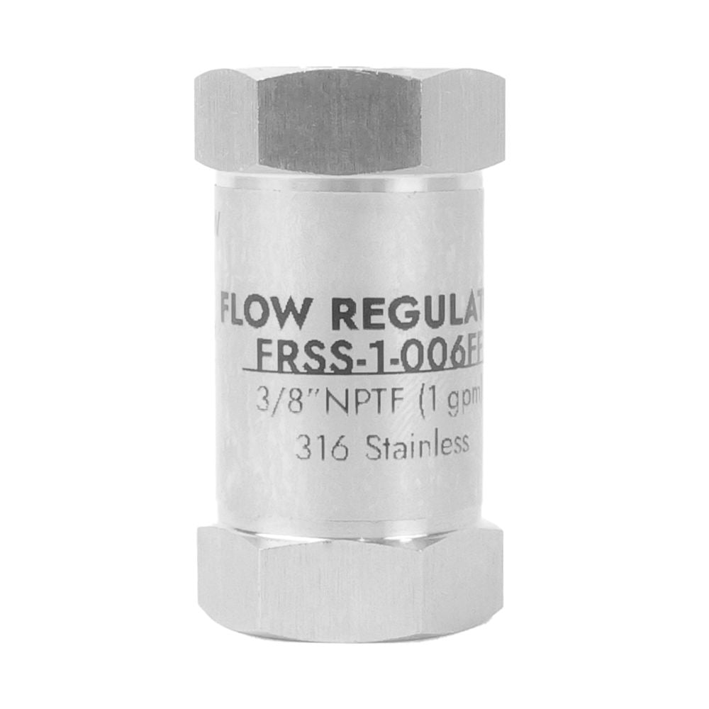 neoFlo Stainless Steel  Flow Control 1 gpm 316SS 3/8 FPT