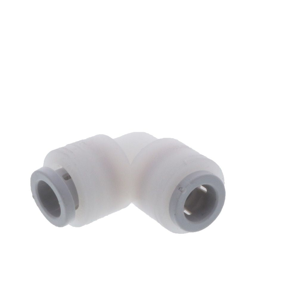Kynar PVDF Male  Elbow Swivel - 3/8 x 1/4 NPTF