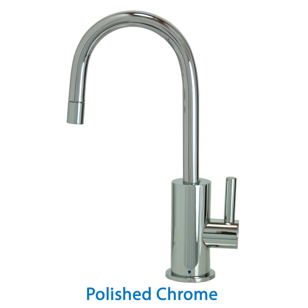 Mountain Plumbing MT1843-NL Contemporary Mini POU Faucet W/ Round Base and Handle