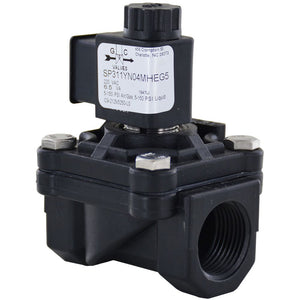 CFA C9 Series Solenoid Valve w/ Flow Control Normally Closed 3/4" FPT 220VAC