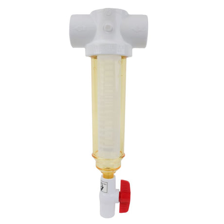 Rusco Chemically Resistant Spin Down Filter T Style 1-1/2" PE - 30 Mesh [533 micron]
