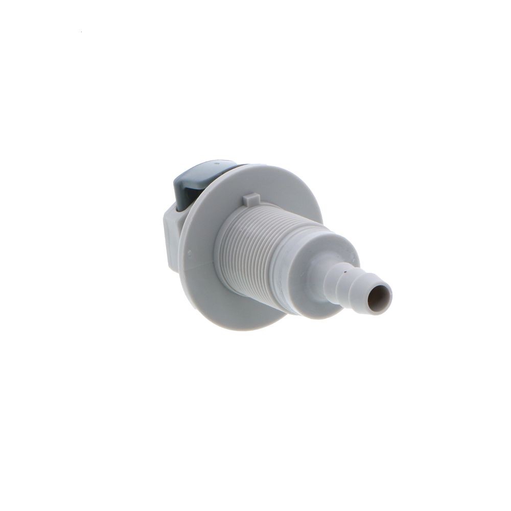 EFCD16412 Valved Panel Mount Hose Barb Coupling Body 1/4 ID Barb