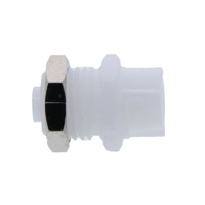 SMFPM01 Non-Valved Panel Mount Hose Barb Coupling Body 1/16 ID Barb