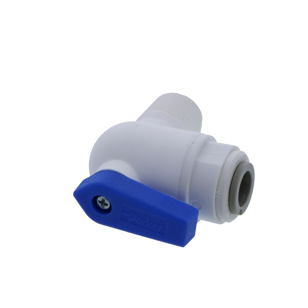 Parker PP6VME6-MG Valve Male Elbow - 3/8 QC x 3/8 MPT