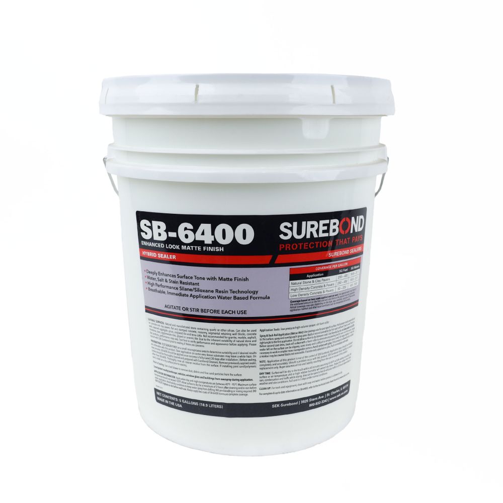 Surebond SB-6400P Wet-Look Solvent Based Penetrating 5 Gallon