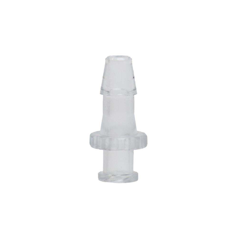 LinkTech Female Luer Thread Style to 200 Series Barb, 3/16" [4.8 mm] ID Tubing, Clear Polycarbonate