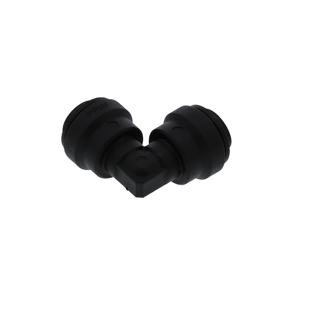 John Guest Union Elbow Black Polypropylene  - 1/4
