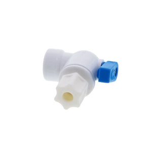 Tank Shut Off Valve Elbow ¼ FPT x 3/8 Jaco