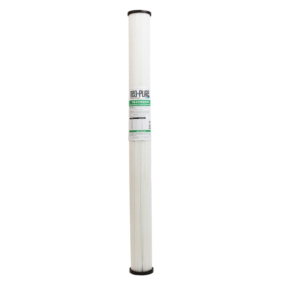 Neo-Pure PS-27292-S35 29-1/4" High Efficiency Pleated Filter 0.35 micron