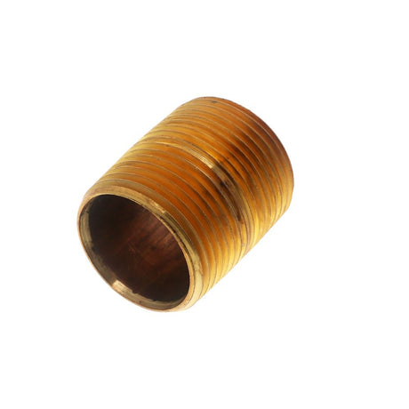 Brass Pipe Nipple Threaded 1 MPT x Close NO LEAD